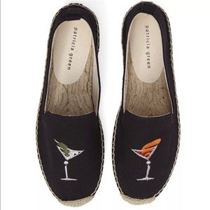 NWT Patricia Green Martini Espadrille Flats